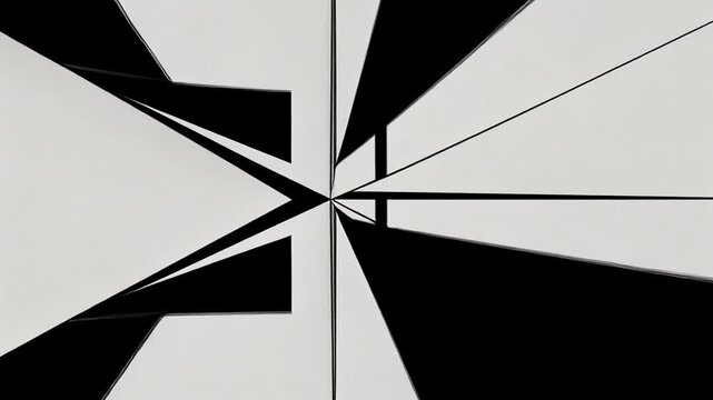 Monotone Minimalist Geometry Motion Design Animation