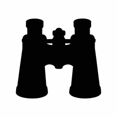 Binoculars silhouette illustration