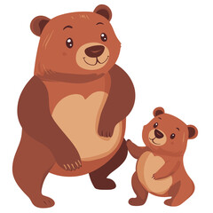 brown bear cartoon