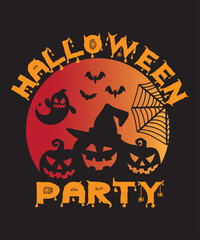 Halloween party Halloween t shirt design