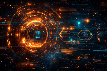 Obraz premium Technology and Innovation, background