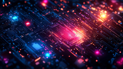 Obraz premium Technology and Innovation, background