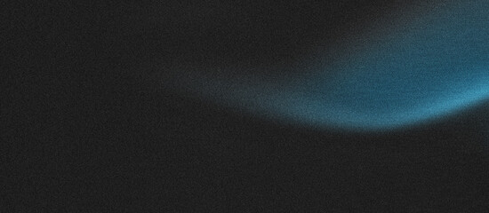 dark silver grainy sky blue gradient background with blazing blue light and noise texture effect banner in the background