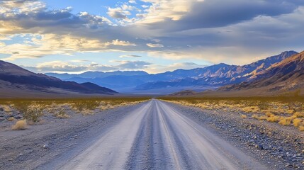 Mustard Canyon dirt road, Death Valley, Nevada