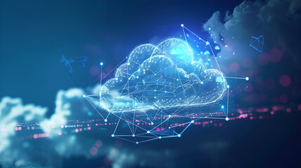 Cloud computing transfer big data on internet
