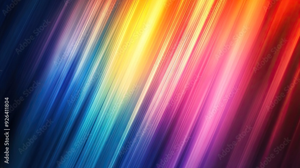 Poster abstract background featuring a spectrum of colors blending seamlessly into each other. ideal for cr