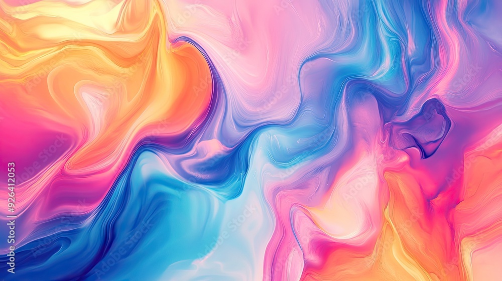 Aufkleber abstract background with bright, contrasting colors creating a lively and energetic atmosphere. perf