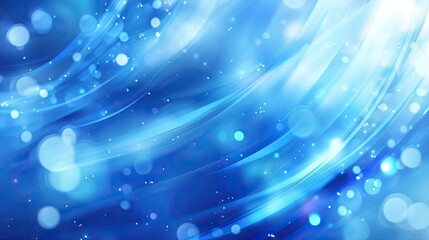 Fototapeta premium Abstract blue background with a mix of gradients and soft bokeh effects. Great for adding a touch of elegance and atmosphere to banners, marketing materials, and visual content. -