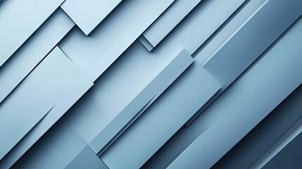 Obraz premium Abstract blue-grey shadow line patterns on a geometric backdrop. The modern and futuristic background includes ample blank space, ideal for text and vector illustrations.