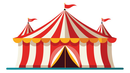 circus tent vector illustration on white background © Trendy_Desing