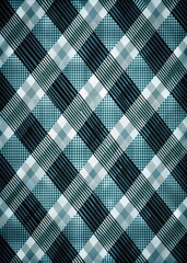 Blue and black plaid pattern with a classic design.