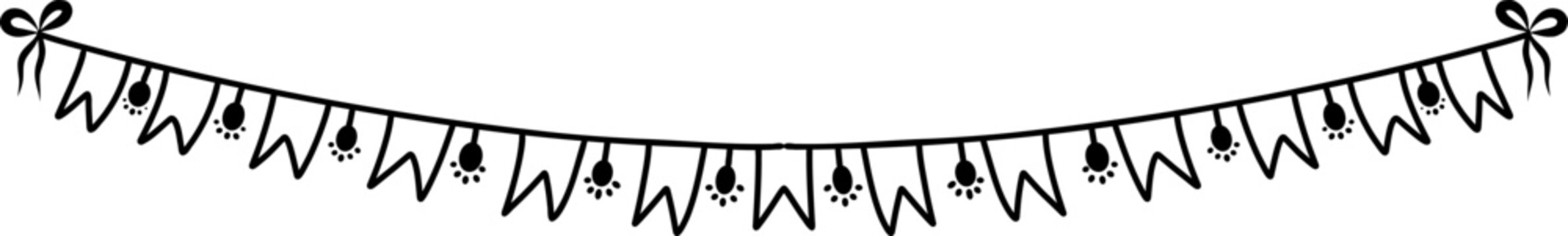 recommend clip art: Handdrawn Doodle Flag Bunting Banner