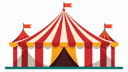 circus tent vector illustration on white background © Trendy_Desing