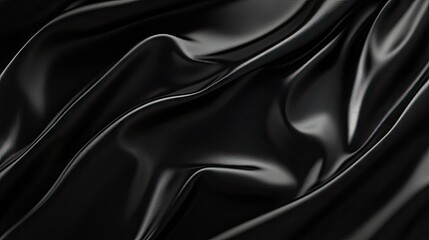 Fototapeta premium Black background with a sleek, polished effect, ideal for creating an elegant and professional design aesthetic.