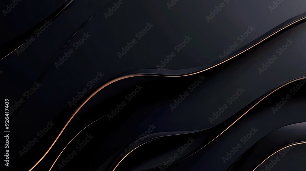 Poster black background with a subtle gradient and elegant glow effect, perfect for sophisticated design pr