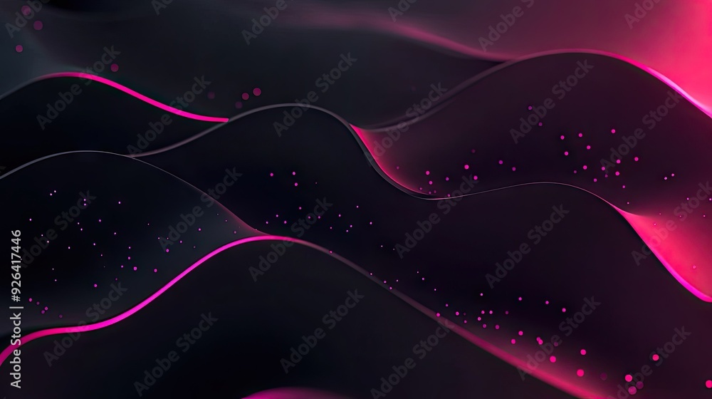 Poster black background with a subtle gradient and elegant glow effect, perfect for sophisticated design pr