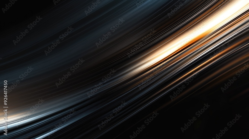 Poster black background with a subtle gradient and elegant glow effect, perfect for sophisticated design pr