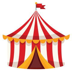circus tent vector illustration on white background © Trendy_Desing