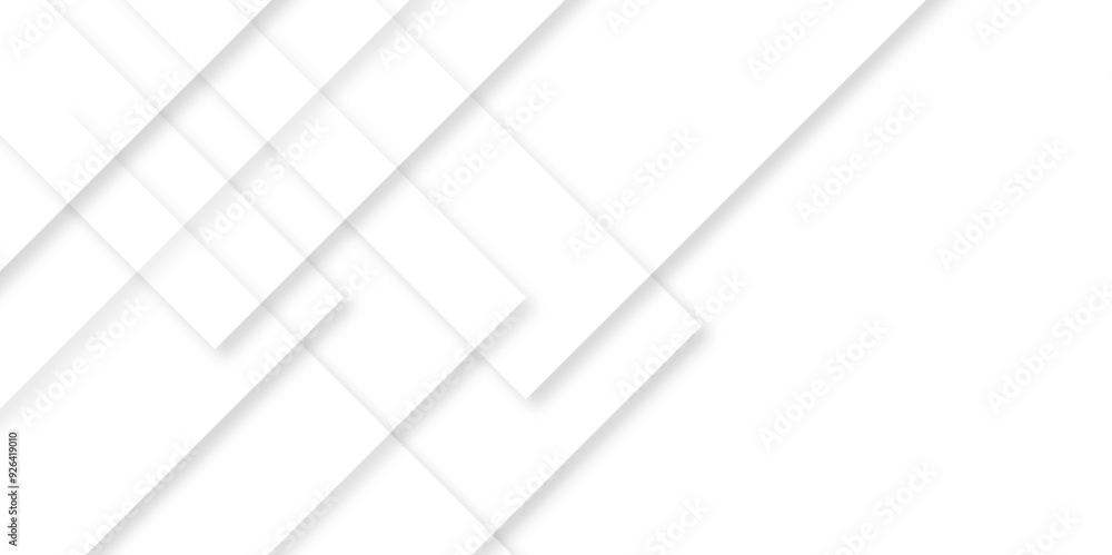 Poster abstract white background with diamond and triangle shapes layered in modern abstract pattern design