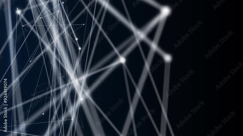 Aufkleber communication network abstract background concept