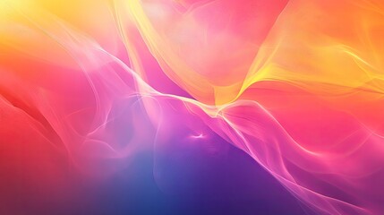 Obraz premium Colorful abstract background with a blend of warm and cool tones, creating a harmonious visual effect. Great for digital designs, artistic banners, and creative visuals.