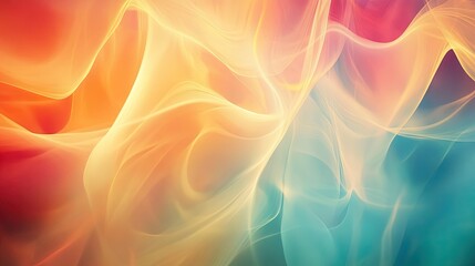Colorful abstract background with a blend of warm and cool tones, creating a harmonious visual effect. Great for digital designs, artistic banners, and creative visuals.