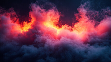 Fototapeta premium red and black smoke texture background