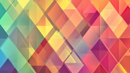Creative geometric background with interlocking triangles and soft shadows, ideal for web design and banner graphics. -
