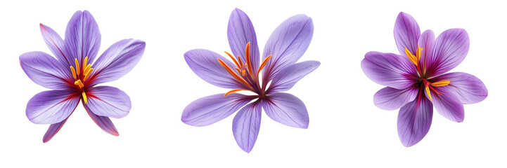 Flowers on white Background