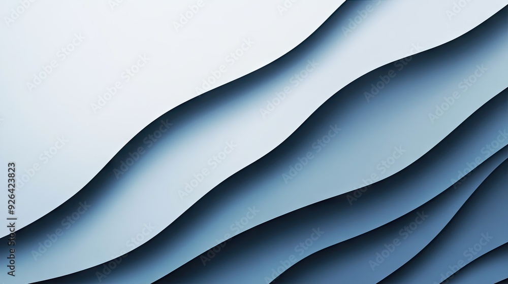 Fototapete elegant abstract background with blue-grey geometric shadow lines. the modern and futuristic design 