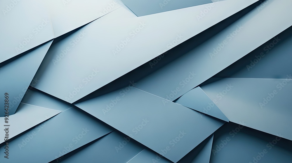 Fototapete elegant abstract background with blue-grey geometric shadow lines. the modern and futuristic design 