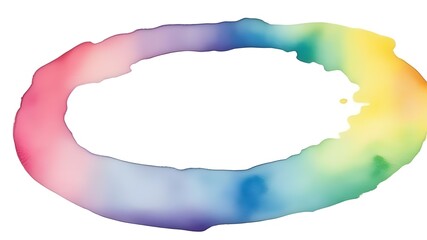 A rainbow stain ring