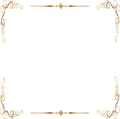 frame with gold ornament