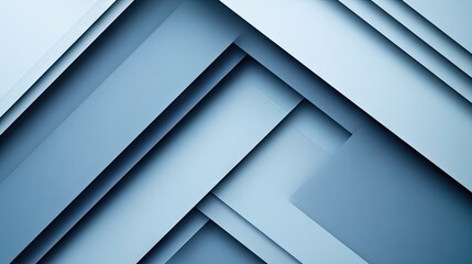 Fototapeta premium Geometric blue-grey shadow lines on a contemporary background. The abstract, futuristic design offers a sophisticated look with plenty of blank space for text or design elements. -
