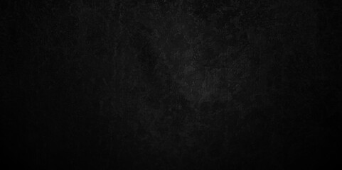 Dark Black background texture, old vintage charcoal black backdrop paper with watercolor. Abstract background with black wall surface, black stucco texture. Black gray satin dark texture luxurious.