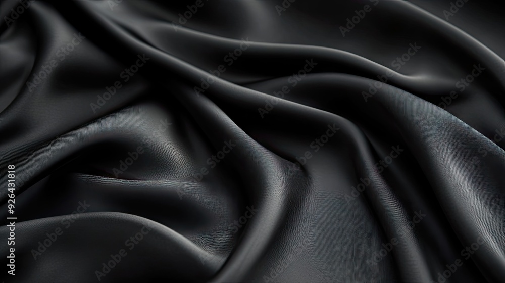 Poster luxurious black background with a subtle, elegant effect, ideal for adding sophistication to design 
