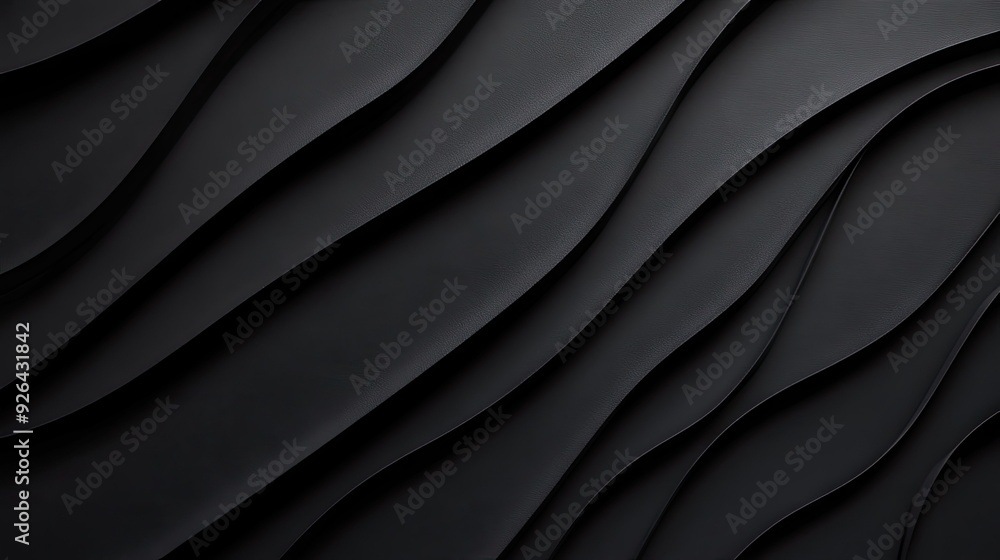 Poster luxurious black background with a subtle, elegant effect, ideal for adding sophistication to design 