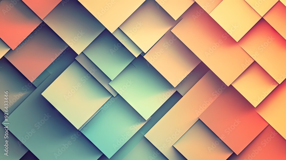 Poster modern abstract background with repeating triangles and shadow details, perfect for enhancing web pa