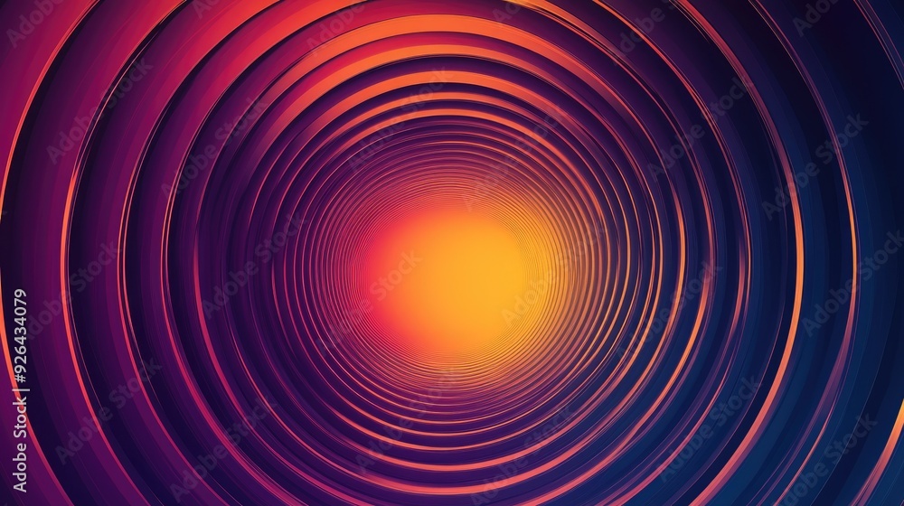 Poster modern circle gradient with layered rings and ripple effects. geometric pattern and stripe lines ide