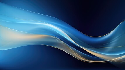 Fototapeta premium Calm blue ocean wave with peaceful reflection and serene ripple pattern.
