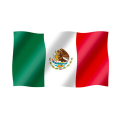 The mexican flag is flying beautifully © Yahya