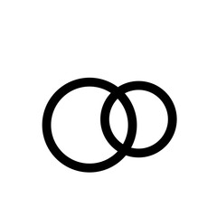 Ring icon vector