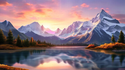  Serene Mountain Landscape