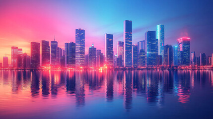 glass buildings Looking Up modern high-rise office buildings
