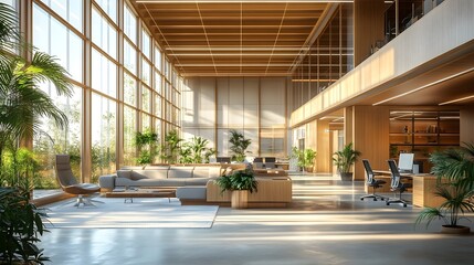 Implementing Energy Conservation Strategies in Modern Office Buildings through 3D Rendering