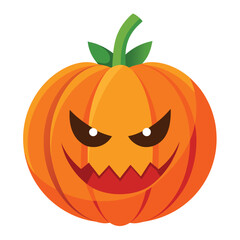 halloween pumpkin on a white background