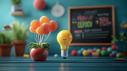 3D Rendering of the Role of Education in Promoting Energy Conservation Initiatives