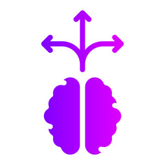 brain gradient icon