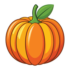 halloween pumpkin on a white background