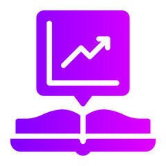 learning curve gradient icon